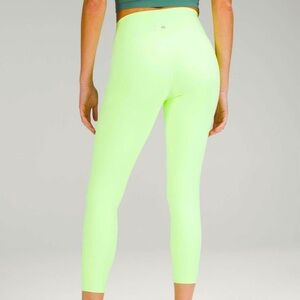 Sz 4 LULULEMON Align High Rise Pant 25”, Nulu 2 Layer Fabric